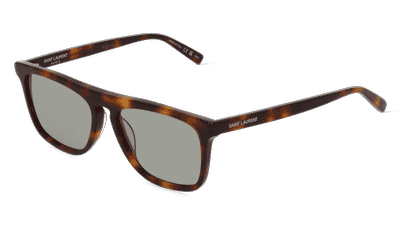 SAINT LAURENT SL 586 Noir brillant Vue d'angle