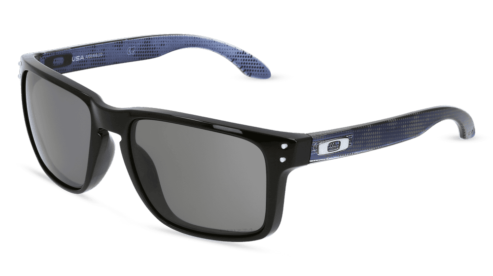 OAKLEY OO9417 HOLBROOK XL Zwart glanzend Hoekaanzicht