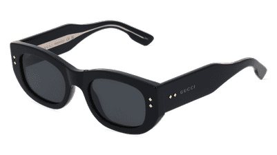 GUCCI GG1215S Lilas transparent Vue d'angle