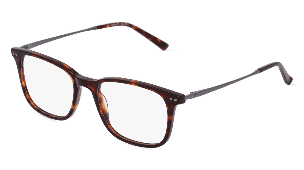 Fielmann BD 531 CL Gris gun Havane Vue d'angle