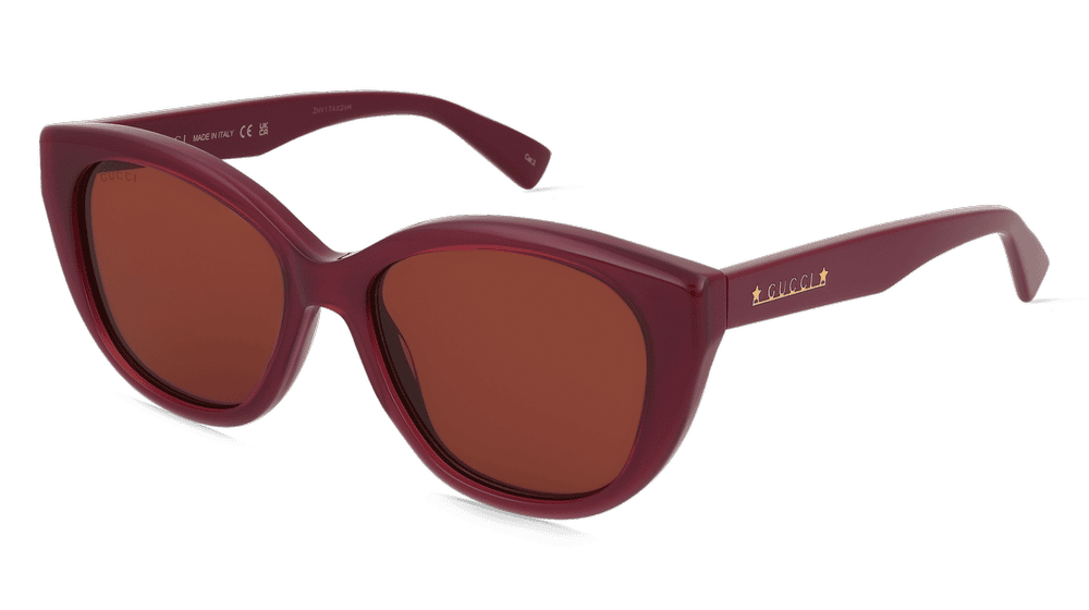 Gucci GG1588S bordeaux Hoekaanzicht