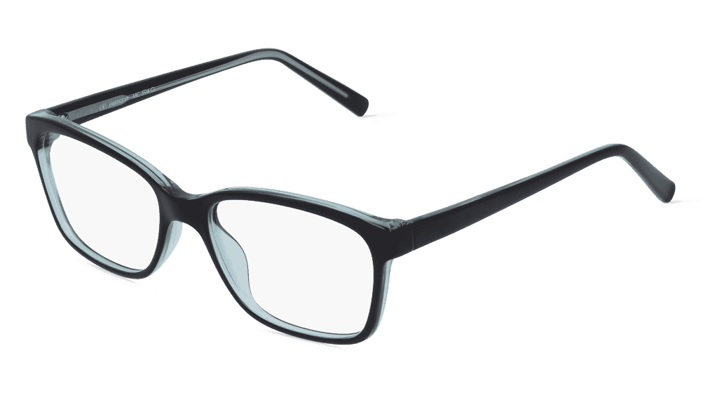 Fielmann MC 594 CL HELENE Vert noir Vue d'angle