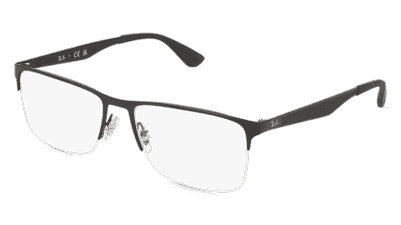 Ray-Ban RX6335 Noir Vue d'angle
