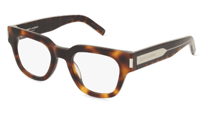 Saint Laurent SL 661 NAKED WIRECORE Cristal Havane Vue d'angle