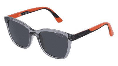 Vogue eyewear VJ2019 Gris transparent Vue d'angle