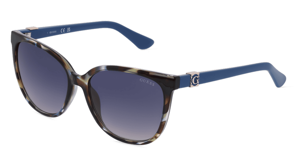 Guess GU7864 havana blauw Hoekaanzicht