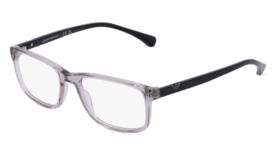 Emporio Armani EA3098 Noir mat Vue d'angle