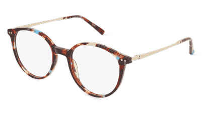 Fielmann BD 486 CL havana Hoekaanzicht