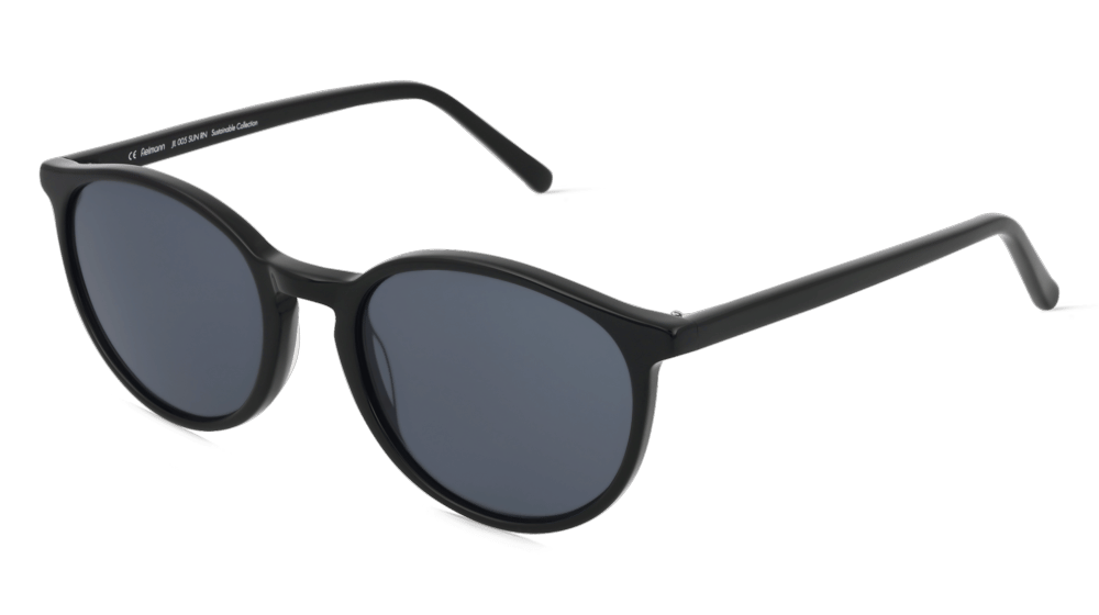 Fielmann JIL 005 SUN RN RILEY Noir brillant Vue d'angle