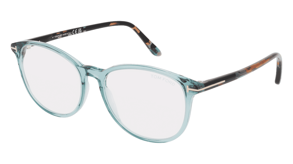 Tom Ford FT5810-B Noir bleu Vue d'angle