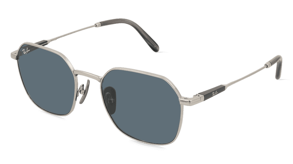 Ray-Ban RB8094 Argenté Vue d'angle