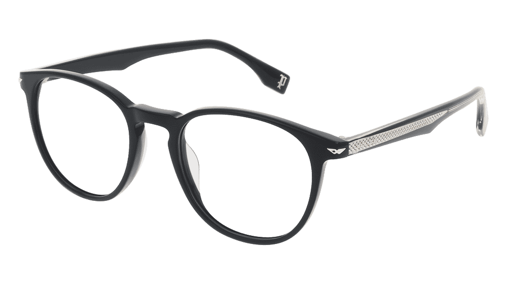 Police VPLG72E Noir brillant Vue d'angle