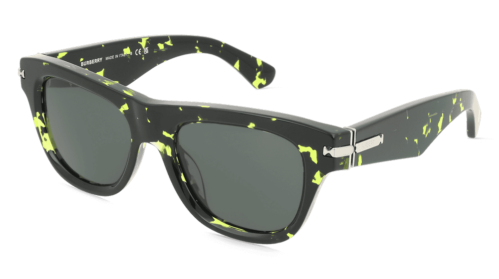 Burberry BE4438U Havanna vert Vue d'angle