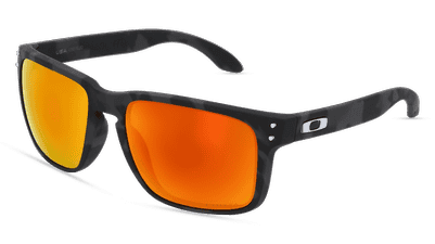 OAKLEY OO9417 HOLBROOK XL Zwart glanzend Hoekaanzicht