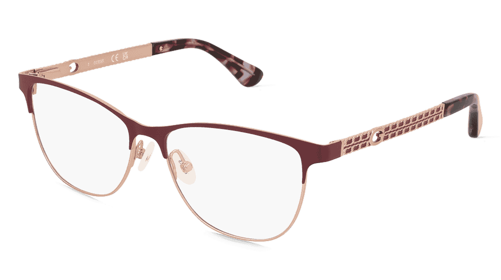 Guess GU2883 Bordeaux mat Hoekaanzicht