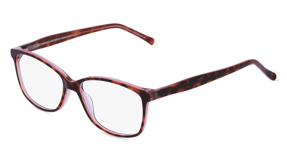 Fielmann ABC 046 CL Havanna lilas Vue d'angle