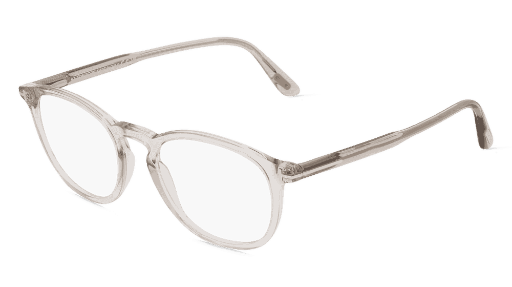 TOM FORD FT5401 Gris transparent Vue d'angle