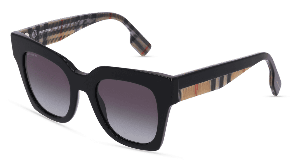 Burberry BE4364 KITTY Noir Vue d'angle