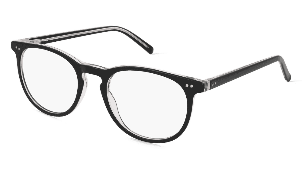 Fielmann LN 049 CL MARLO zwart kristal Hoekaanzicht