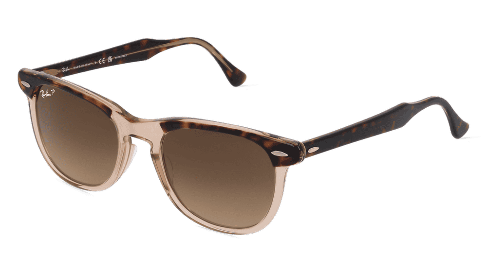 Ray-Ban RB2398 havana bruin Hoekaanzicht