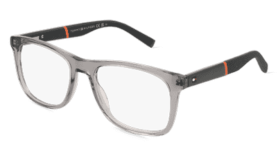 Tommy Hilfiger Eyewear TH 2046 Blauw rood Hoekaanzicht
