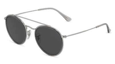 RAY-BAN RB 3647N ROUND DOUBLE goud roze Hoekaanzicht