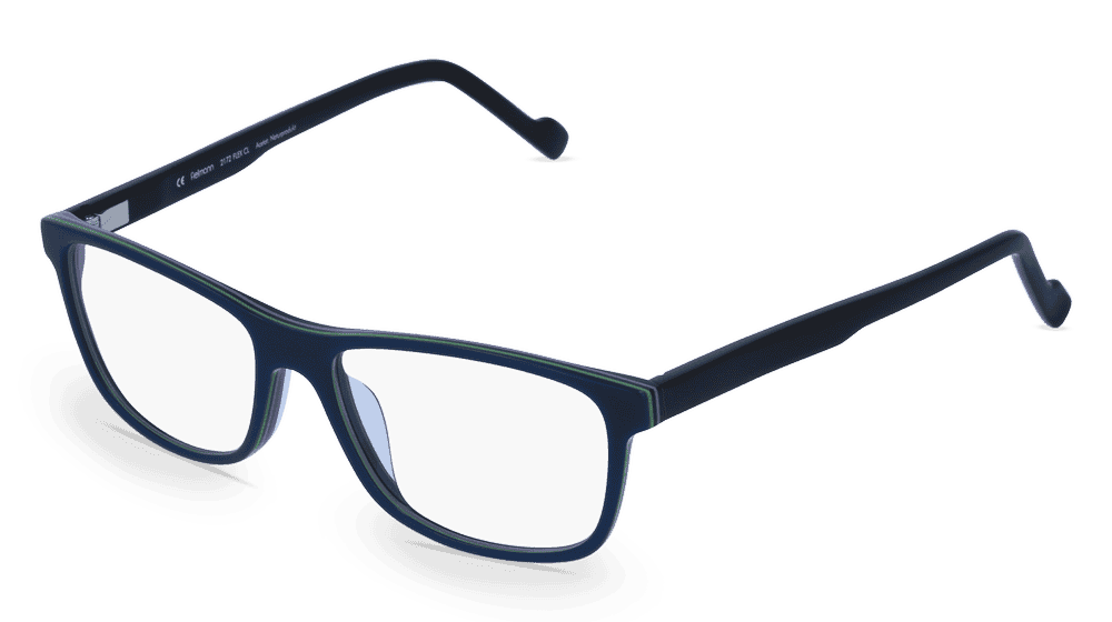 Vince blauw mat Hoekaanzicht