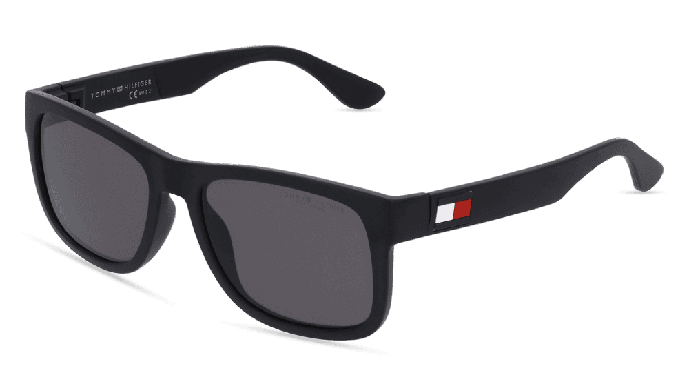 TOMMY HILFIGER EYEWEAR TH 1556/S zwart mat Hoekaanzicht