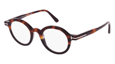 Tom Ford FT5664-B Havanna licht Hoekaanzicht