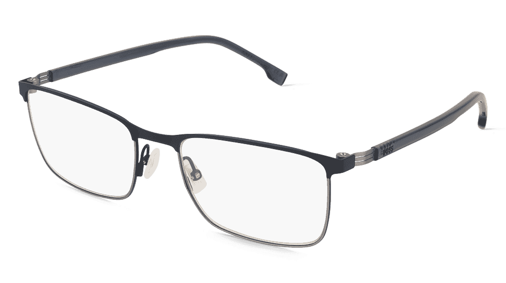 Boss 1637 Bleu mat Vue d'angle