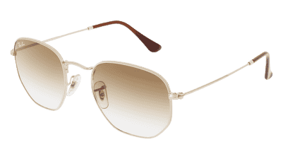 Ray-Ban RB3548 Doré Vue d'angle