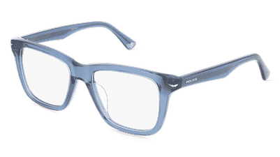 Police VPLN19 Noir brillant Vue d'angle