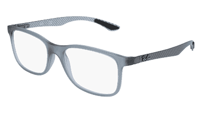 Ray-Ban RX8903 grijs Hoekaanzicht
