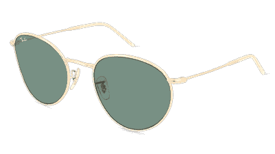 Ray-Ban RBR0103S goud Hoekaanzicht