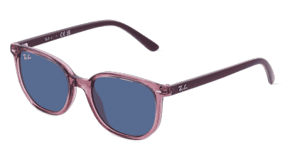 Ray-Ban Junior RJ9097S blauw groen Hoekaanzicht