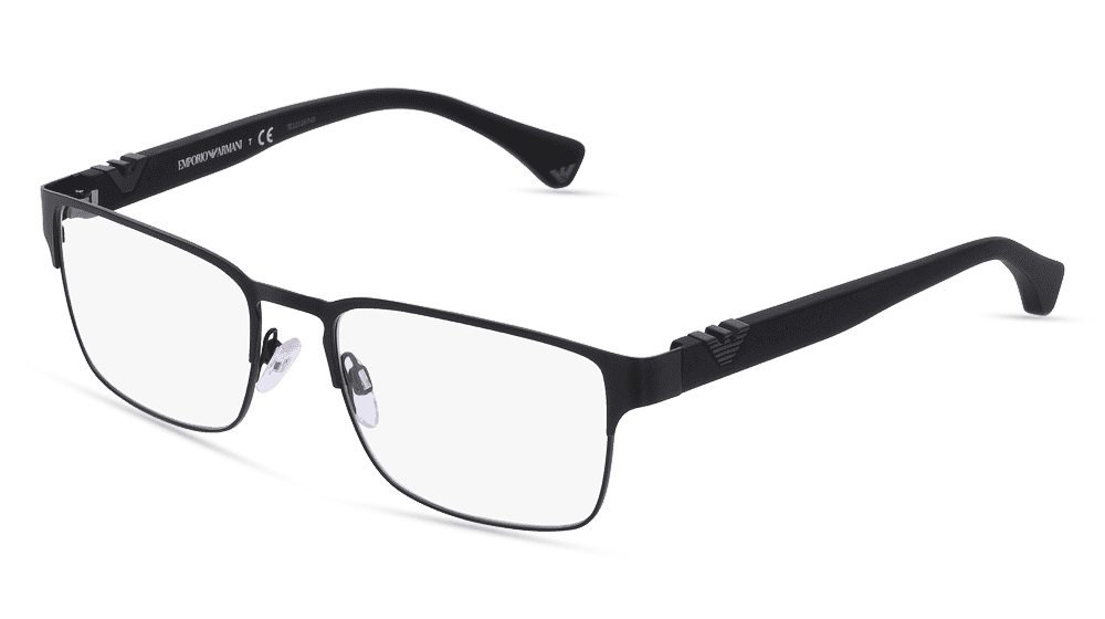 EMPORIO ARMANI EA1027 Noir brillant Vue d'angle