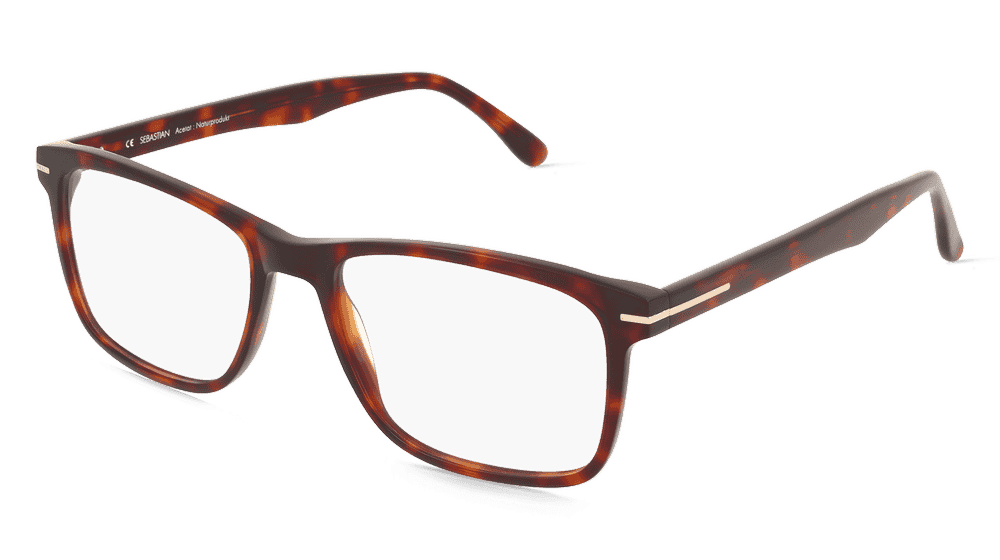 Fielmann IC 015 CL SEBASTIAN Havanna brillant Vue d'angle