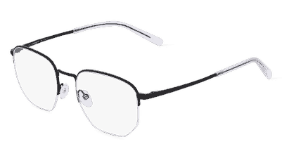 Fielmann MI 053 CL zwart mat Hoekaanzicht