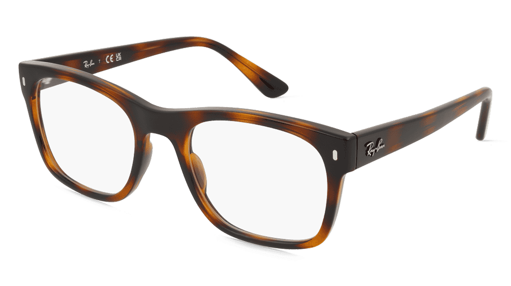 Ray-Ban RX7228 Havane Vue d'angle