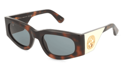 Gucci GG1664S havana Hoekaanzicht