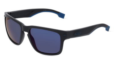 Boss 1497/S Noir mat Vue d'angle