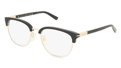 Gucci GG1901OA zwart Hoekaanzicht