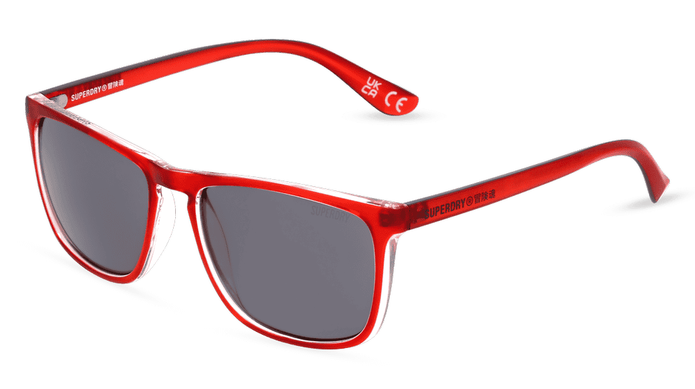 SUPERDRY SHOCKWAVE Cristal bordeaux Vue d'angle