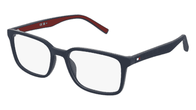Tommy Hilfiger Eyewear TH 2049 zwart mat Hoekaanzicht