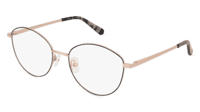 Fielmann BE 033 FLEX CL Doré brillant Vue d'angle