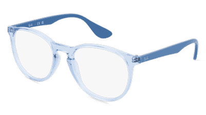 Ray-Ban RX7046 Blauw licht Hoekaanzicht