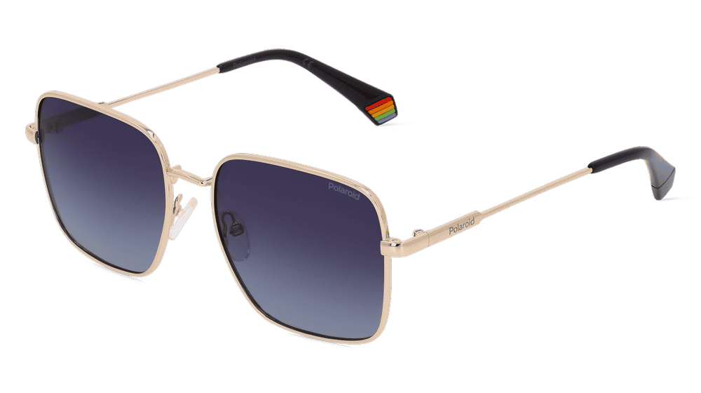 Polaroid PLD 6194/S/X Doré argenté Vue d'angle