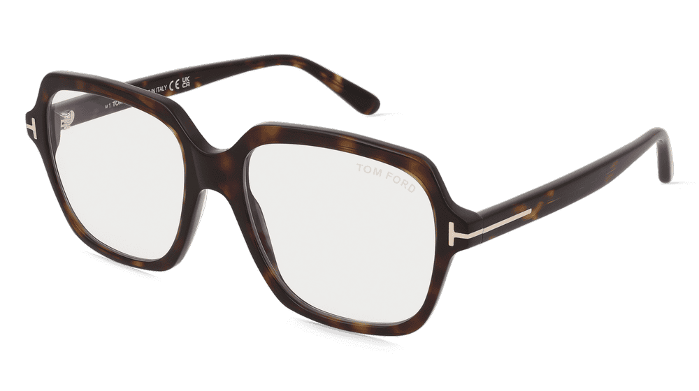 Tom Ford FT5908-B Havanna foncé Vue d'angle