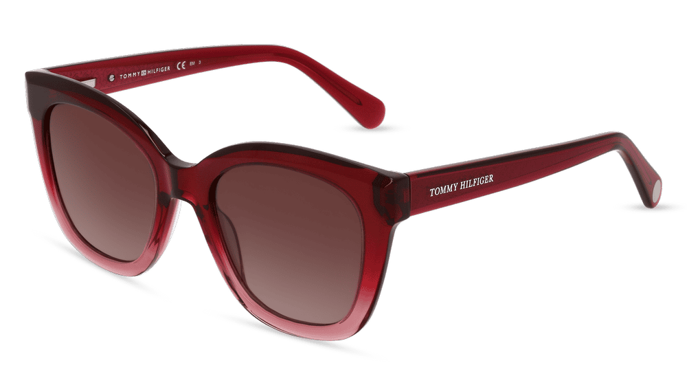 TOMMY HILFIGER EYEWEAR TH 1884/S bordeaux roze Hoekaanzicht