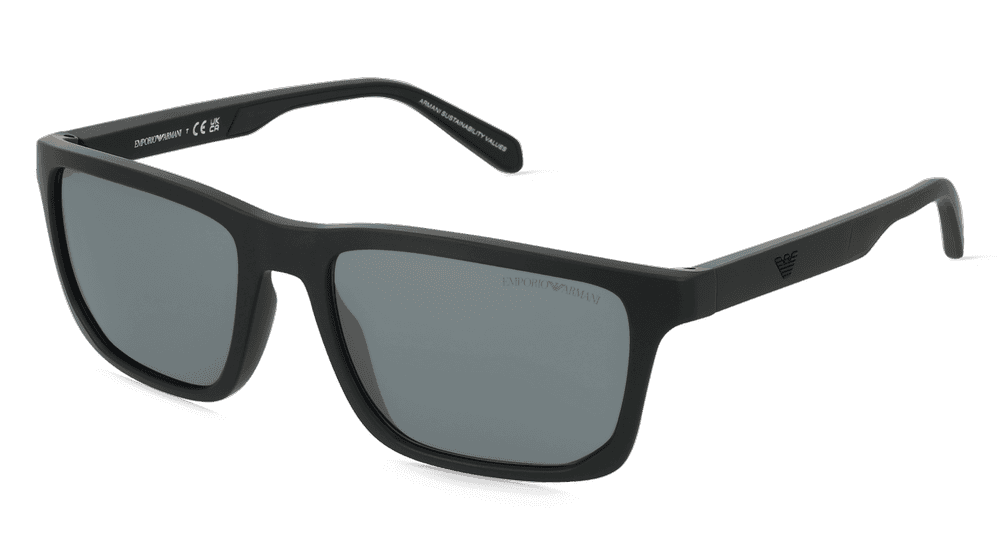 Emporio Armani 0EA4219 zwart mat Hoekaanzicht